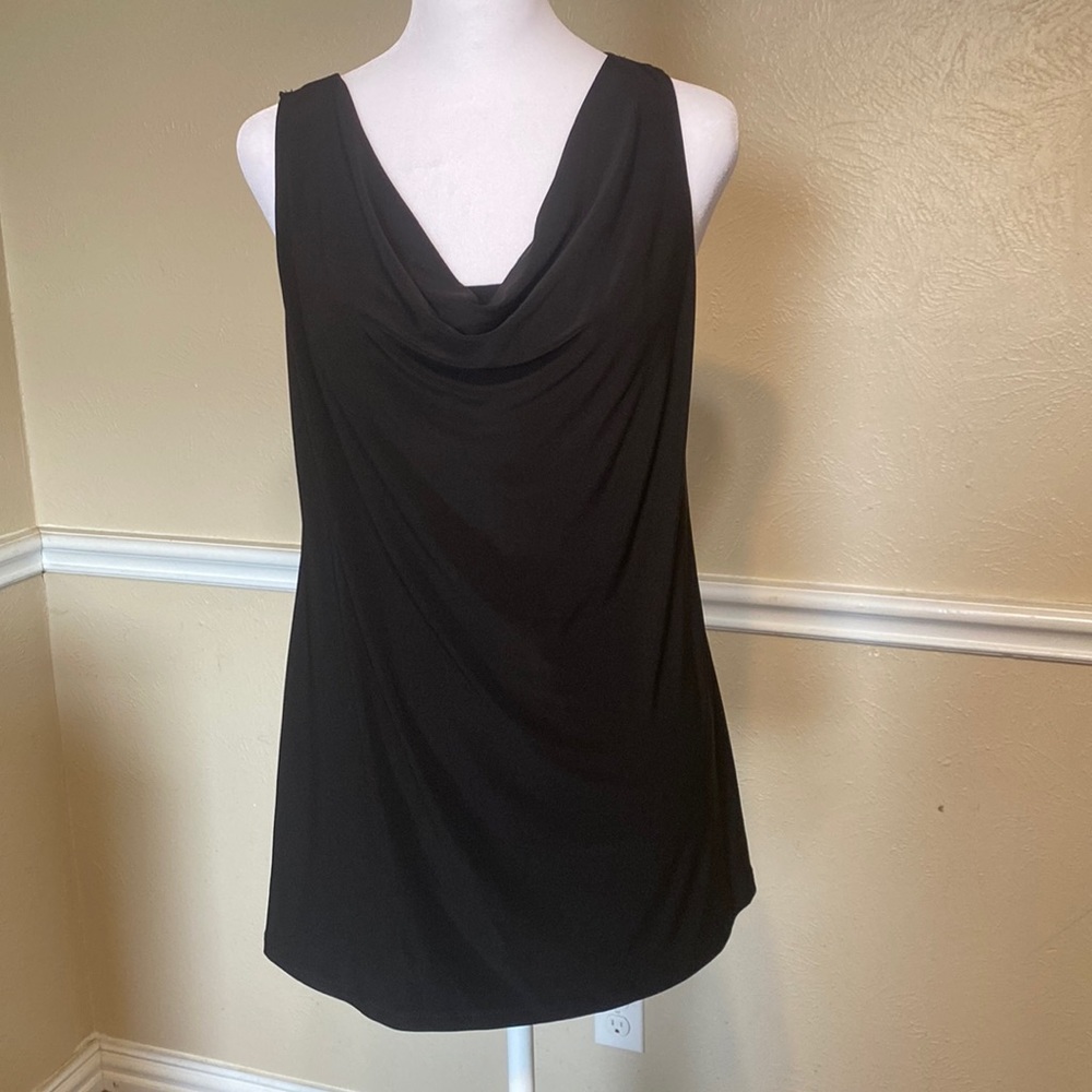 Ciara Sun Woo Drape Front Tank Top